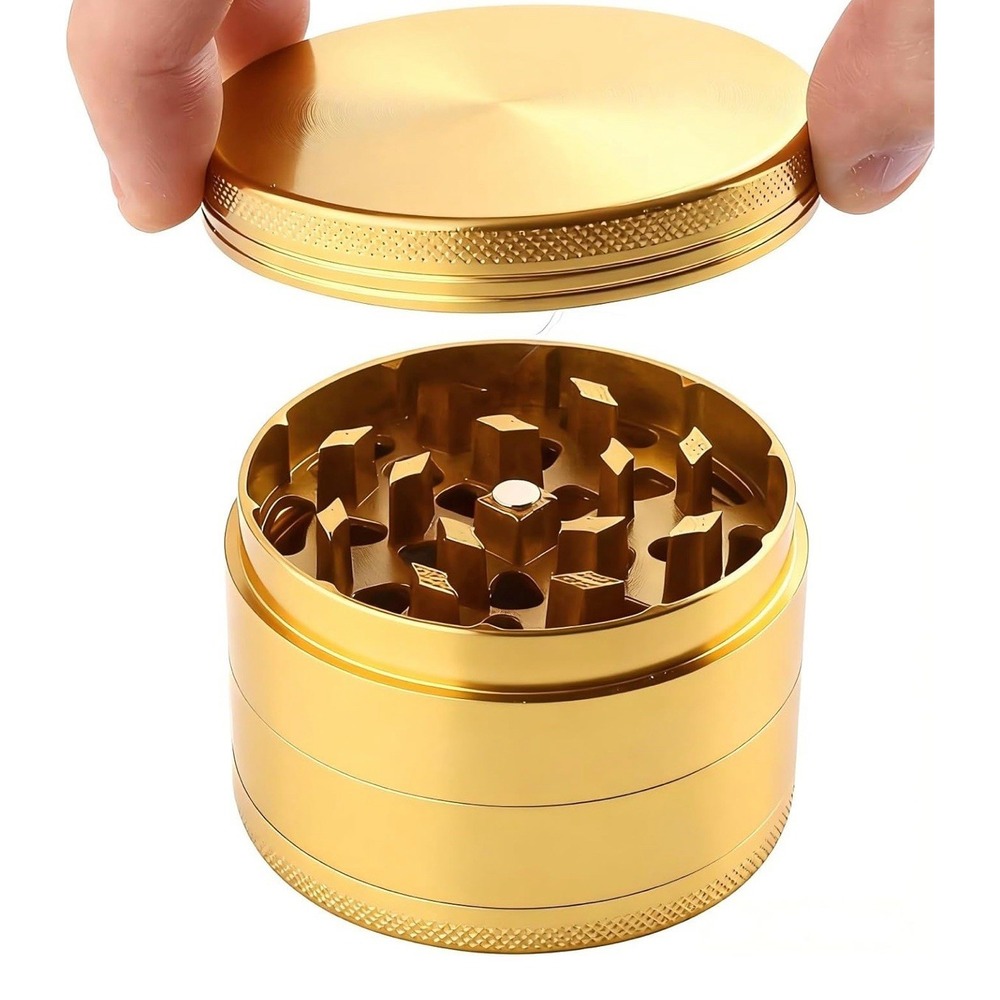 Spice Grinder Large 2.2 Inch (Gold)